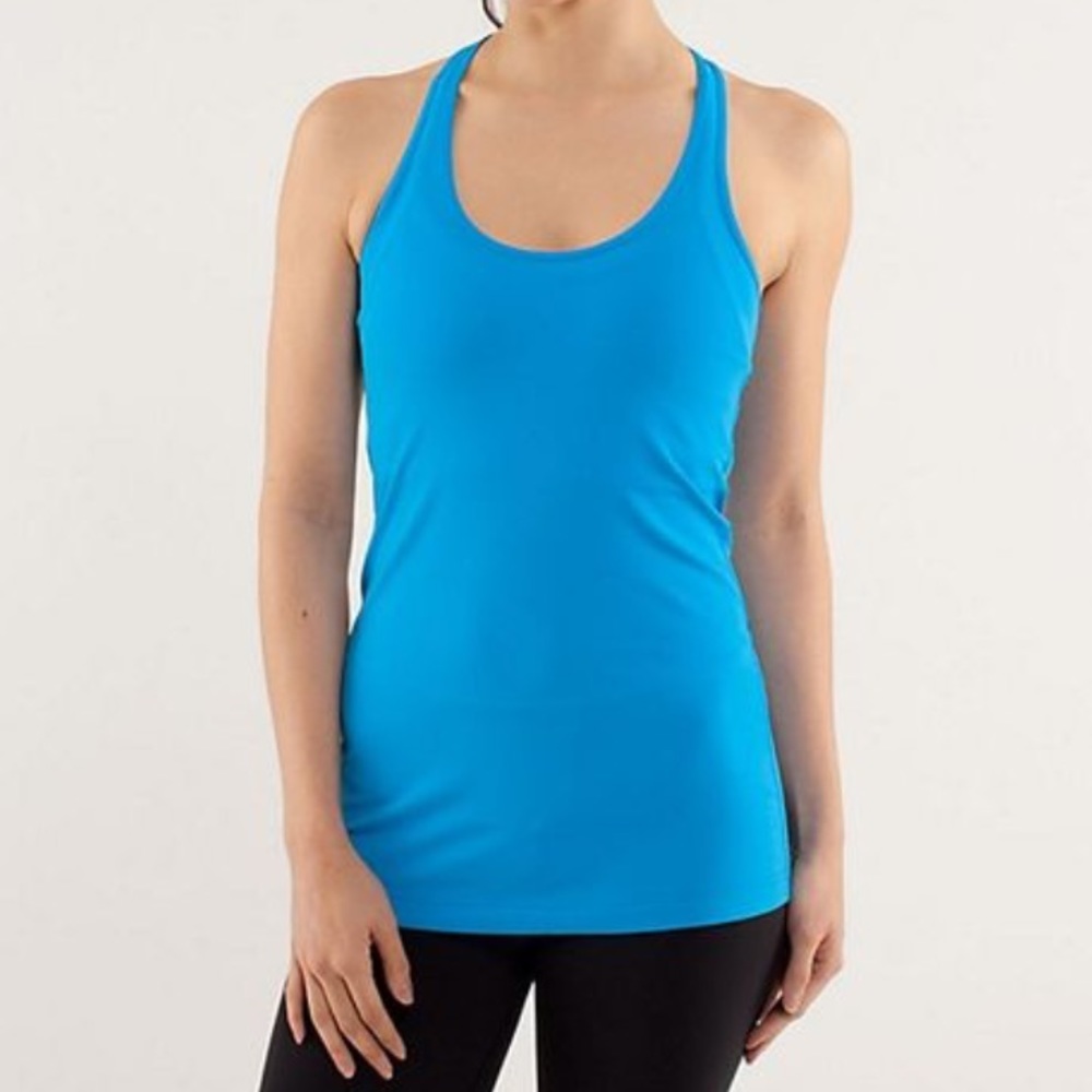 Lululemon racerback tank top in blue